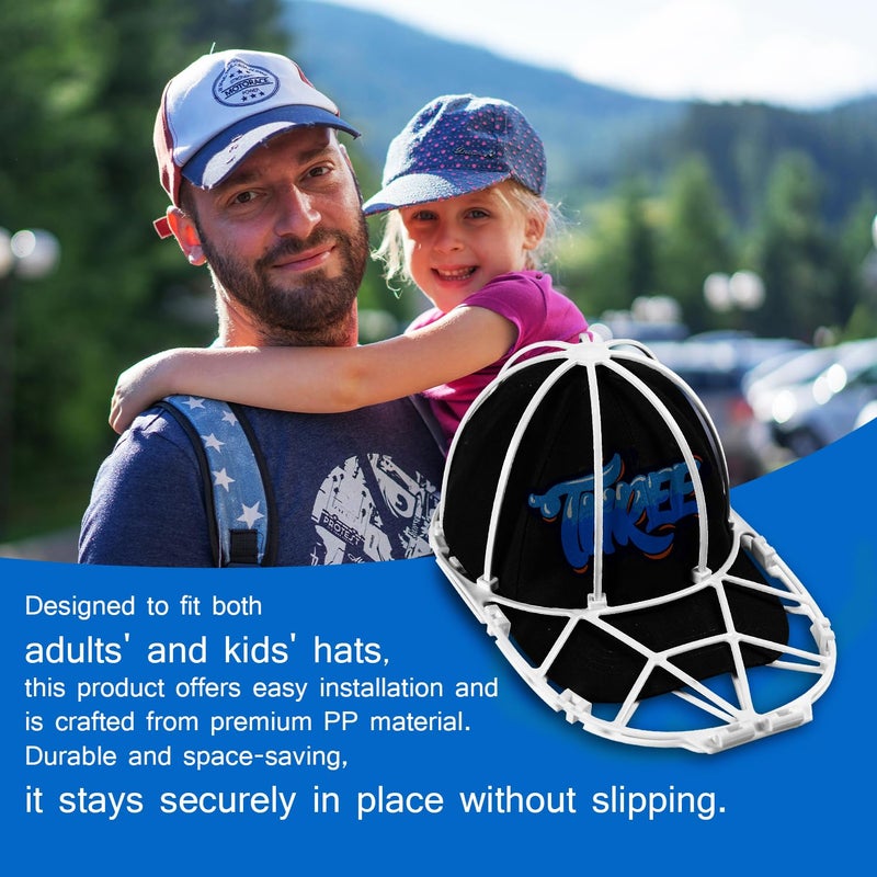 Mountain guest 1-Pack Hat Washer Cage for Washing Machine,Baseball Cap Washing Cage Hat Cleaner - Image 3